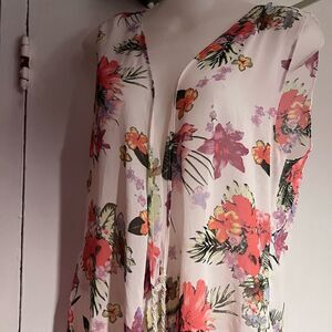 punts arena cover up swim suit one piece dress floral flowers